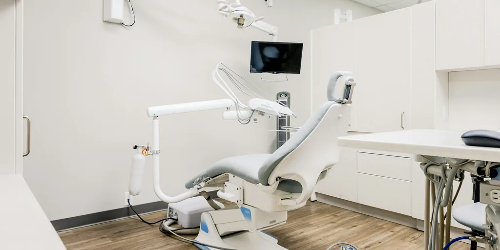 Treatment room ready for an appointment